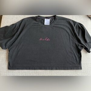 Black JJ Malibu Crop Top